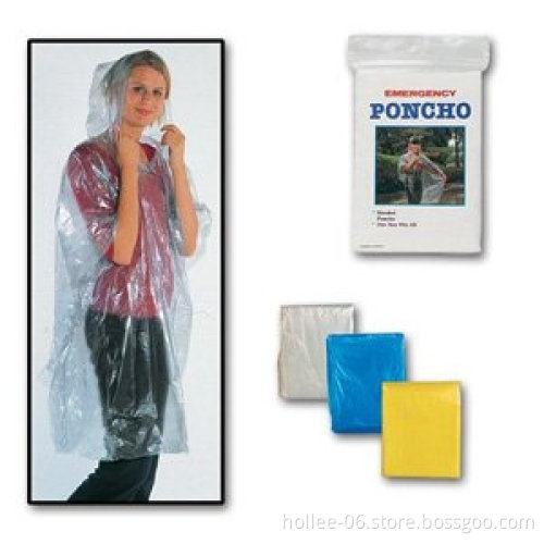 pe rainponcho raincoat